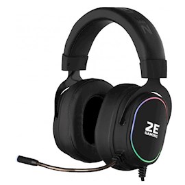 ყურსასამენი 2E 2E-HG350BK-7.1, Gaming Headset, Wired, RGB, 3.5mm, USB, USB Type-С, Black